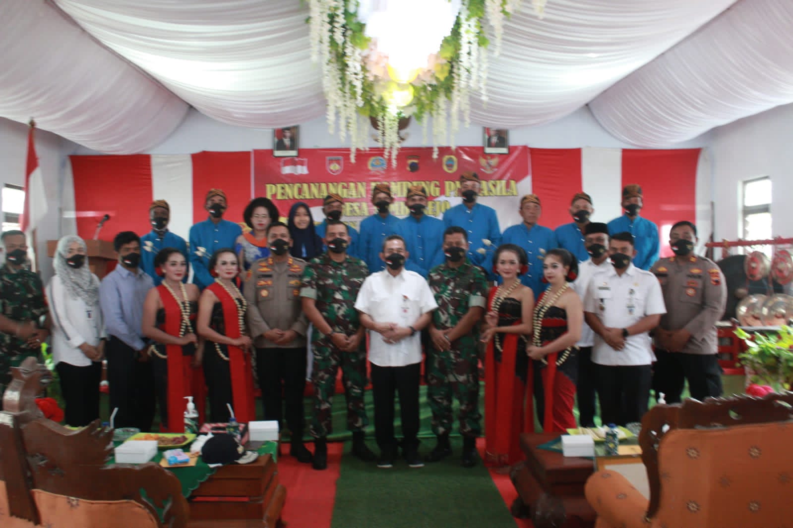 Nuansa Seni, Budaya dan Nasionalisme Menyelimuti Pencanangan Kampung Pancasila